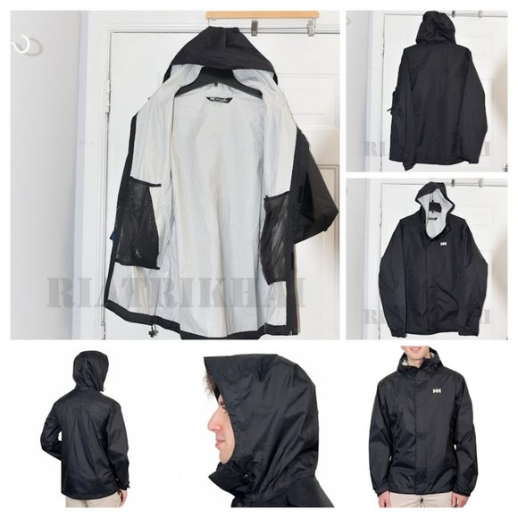 BLACK NWT Men’s Loke Jacket Helly Hansen‎ - Picture 1 of 13